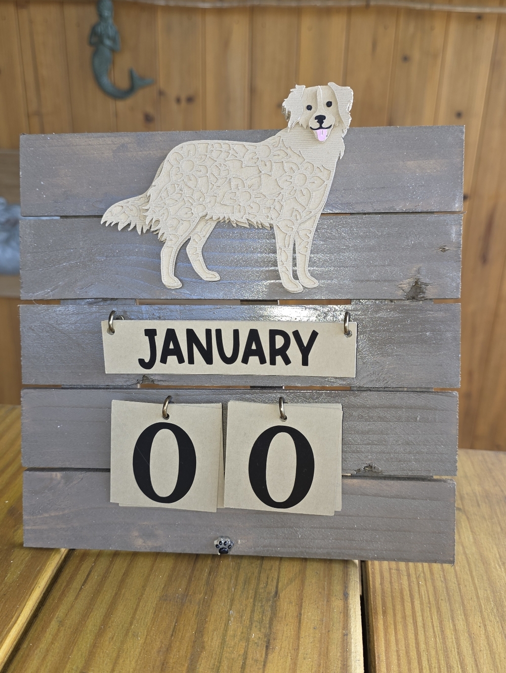 3D RETRIEVER Perpetual Calendar (Includes 50% Donation)